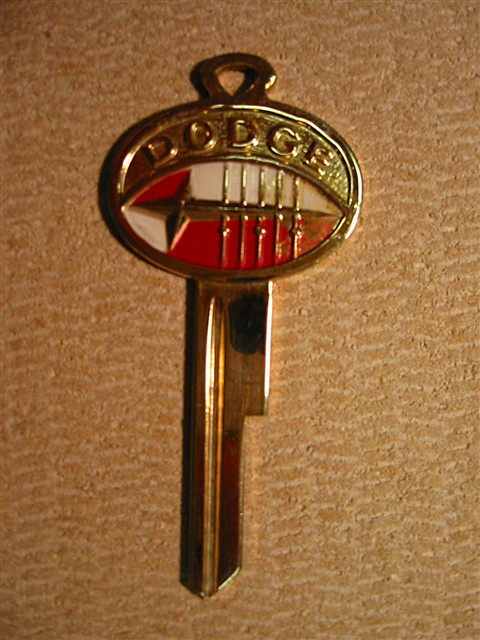 Dodge Crest Key - Click Image to Close