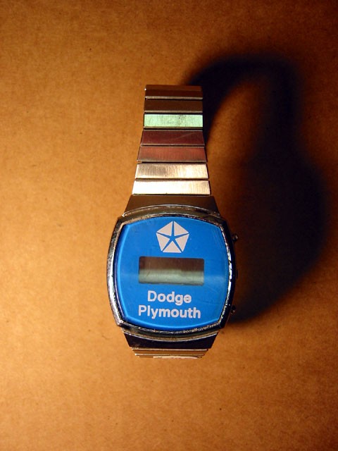 Digital Watch -- Chrysler, Dodge, and Plymouth - Click Image to Close