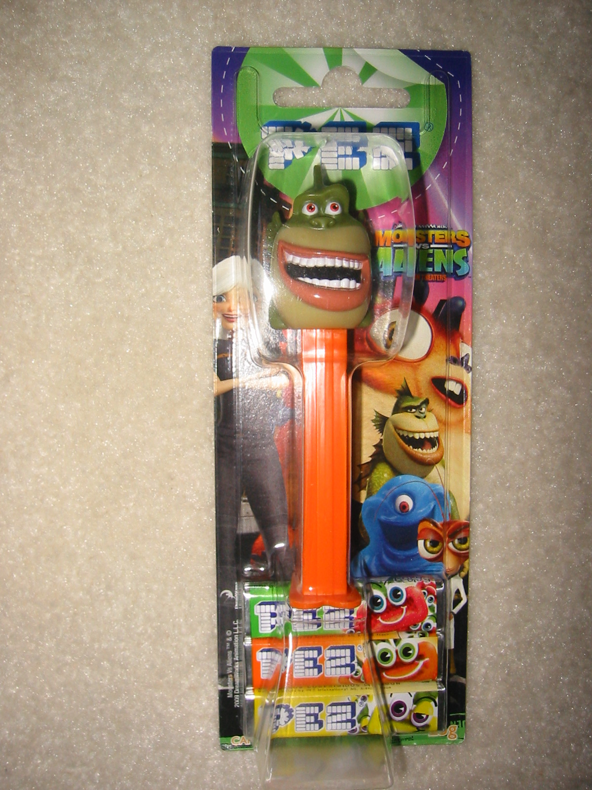 Disney - Monsters vs Aliens Pez, The Missing Link - Click Image to Close