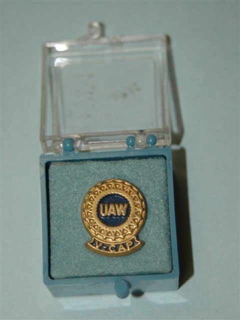 UAW Lapel Pin - Click Image to Close