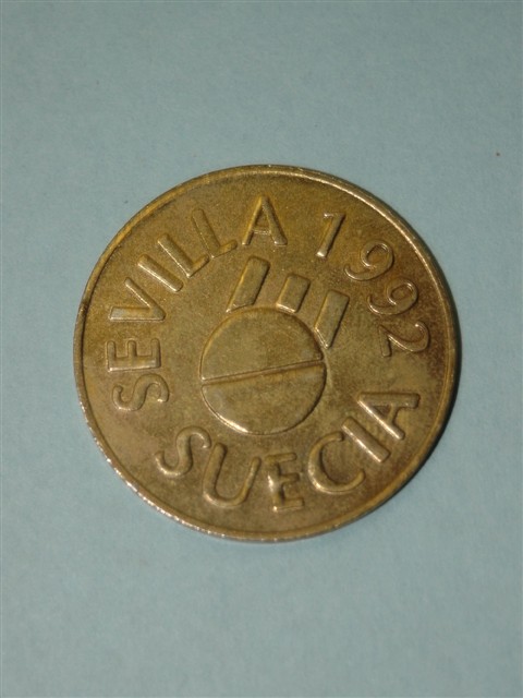 1992 Seville Worlds Fair Token - Click Image to Close