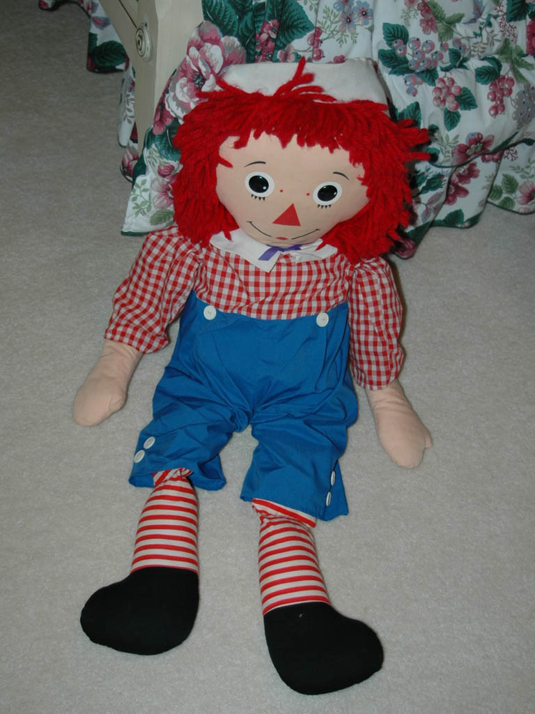 Large Raggedy Andy Doll - Click Image to Close
