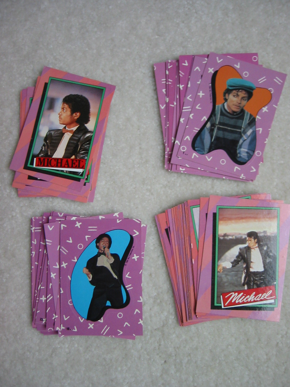 Michael Jackson Collector Cards - Loose (1984)