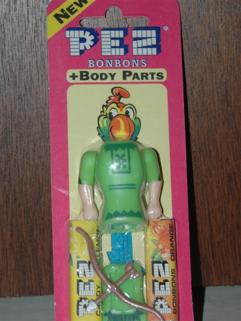 Pez Body Parts - Robin Hood - Click Image to Close