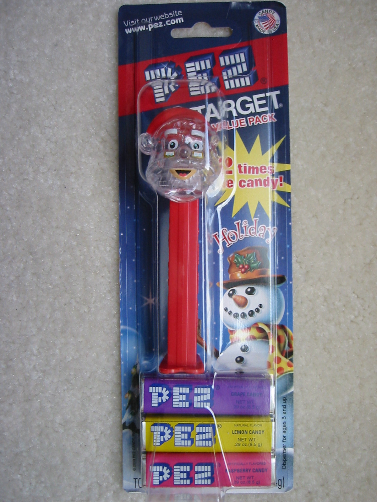 Xmas Crystal Santa Pez 2008 - MOC - Click Image to Close