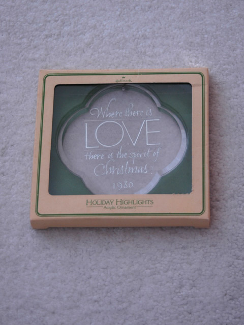 Where there is love... Hallmark Ornament - Click Image to Close