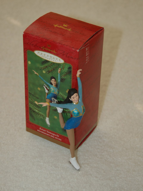 Hallmark Keepsake Ornament 2000 - Kristi Yamaguchi figure skater - Click Image to Close