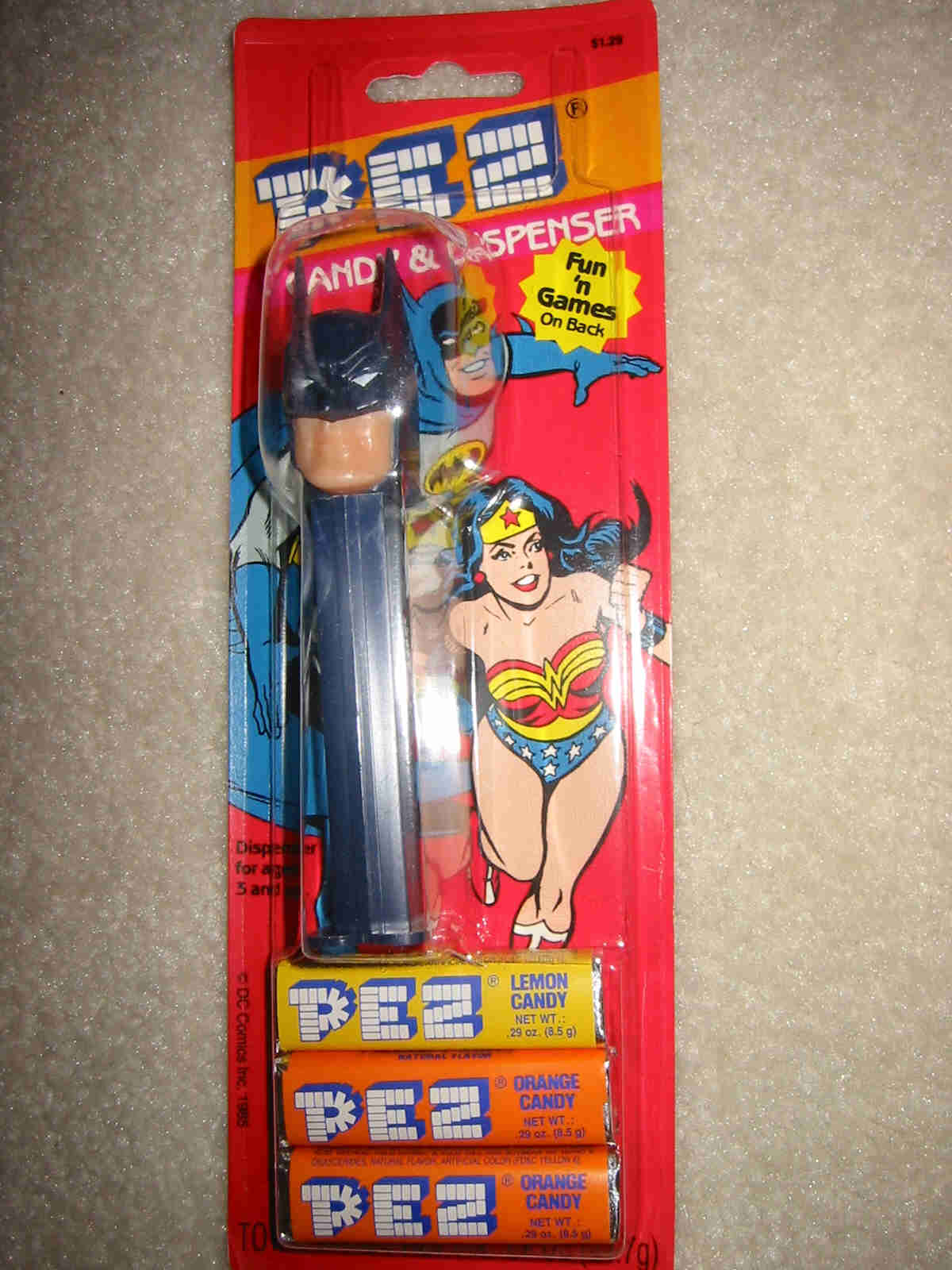 Batman (Dark Prince) Pez - MOC - Click Image to Close