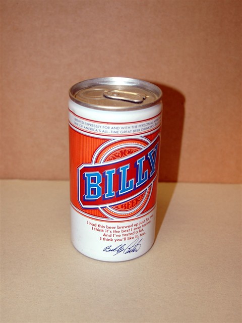 Billy Beer Can - Click Image to Close