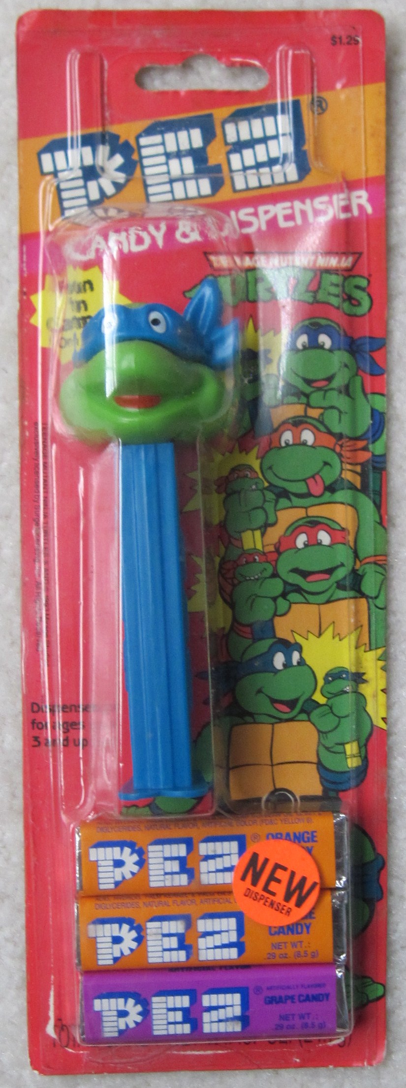 TMNT Original - Leonardo Smiling (Blue) MOC - Click Image to Close