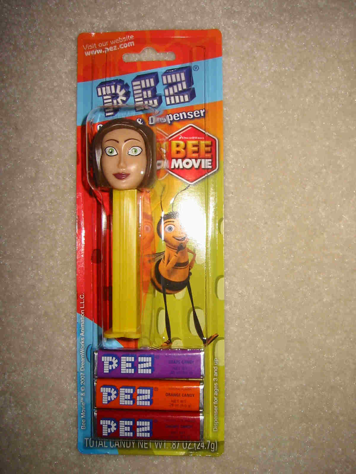 Bee Movie Pez - Vanessa (MIB) - Click Image to Close