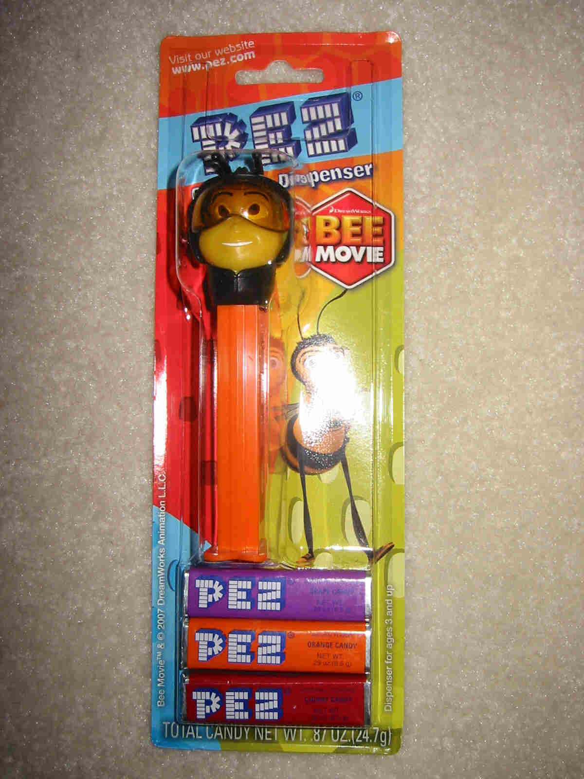 Bee Movie Pez - Pollen Jack Buzz (MIB) - Click Image to Close