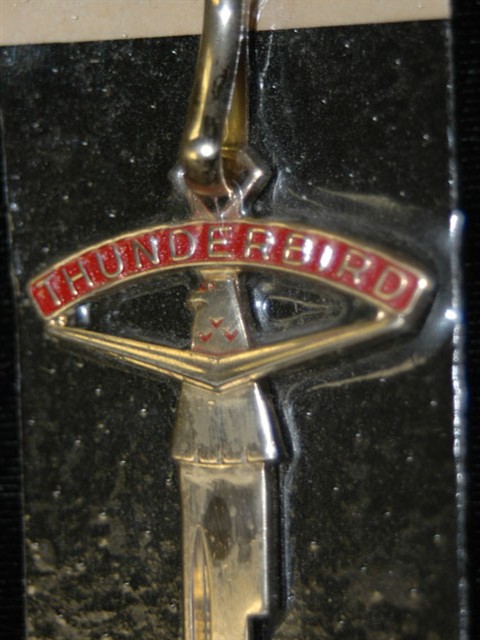 Ford Thunderbird Crest Key - 1955 to 1964 - Click Image to Close