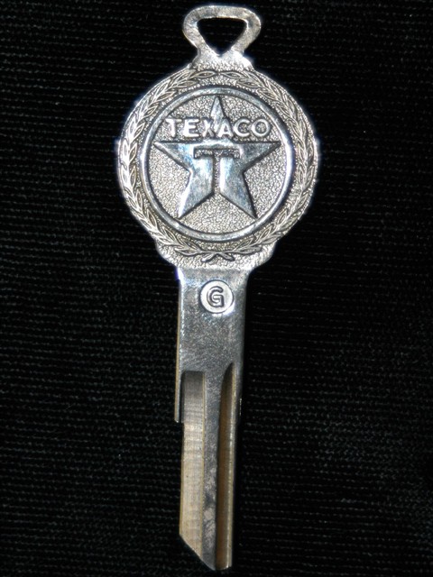 Texaco Logo Key for Hudson, Packard, and Nash - Click Image to Close