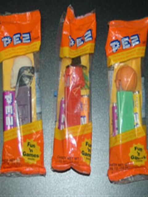 Pez Dispensers with Feet