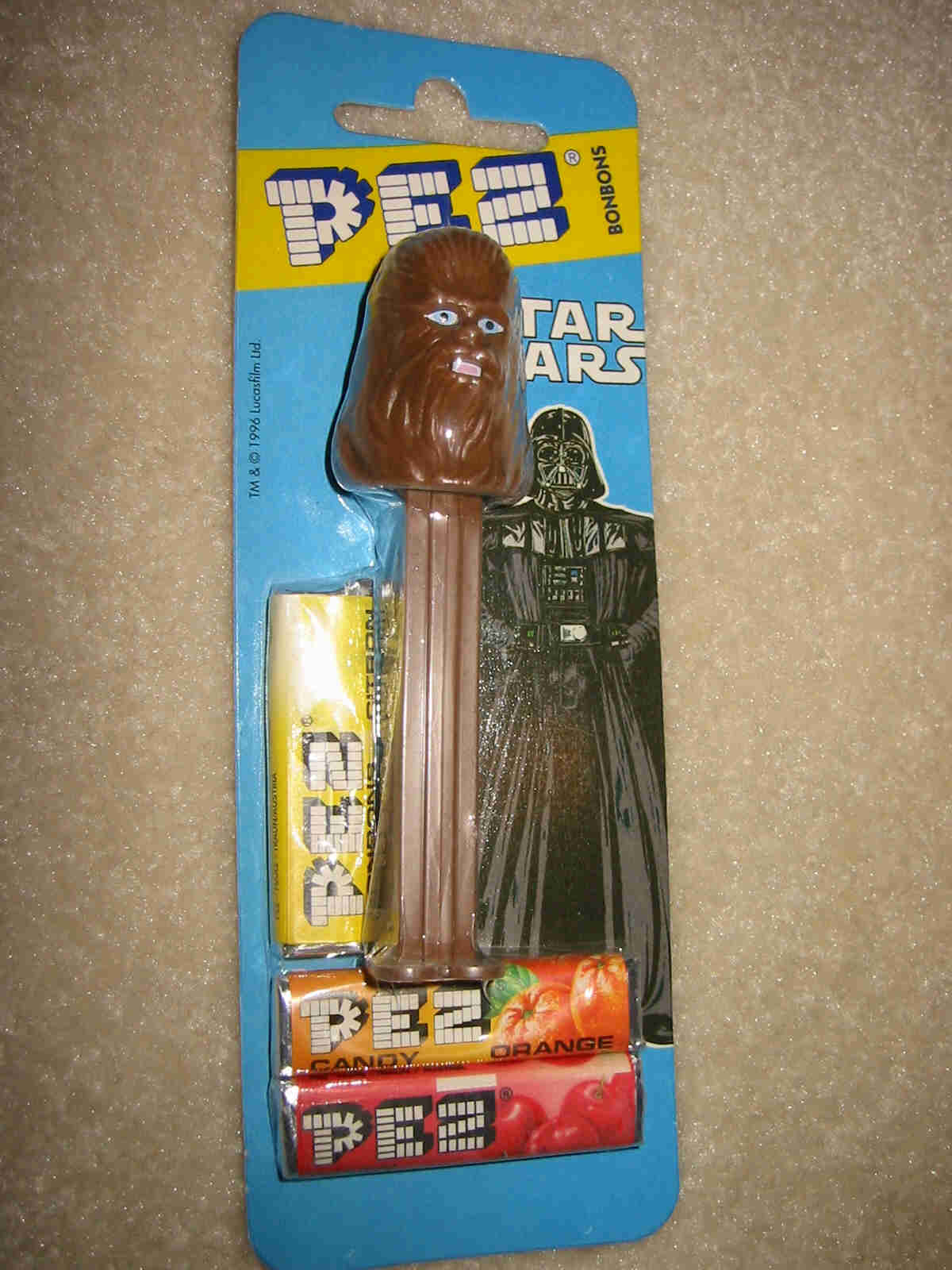 Star Wars - Chewbacca Pez First Series (MOEC) - Click Image to Close