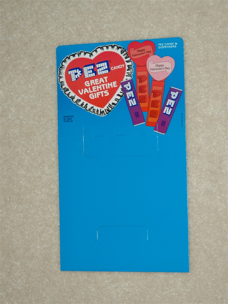 Header Card - Valentine Pez Series - Click Image to Close
