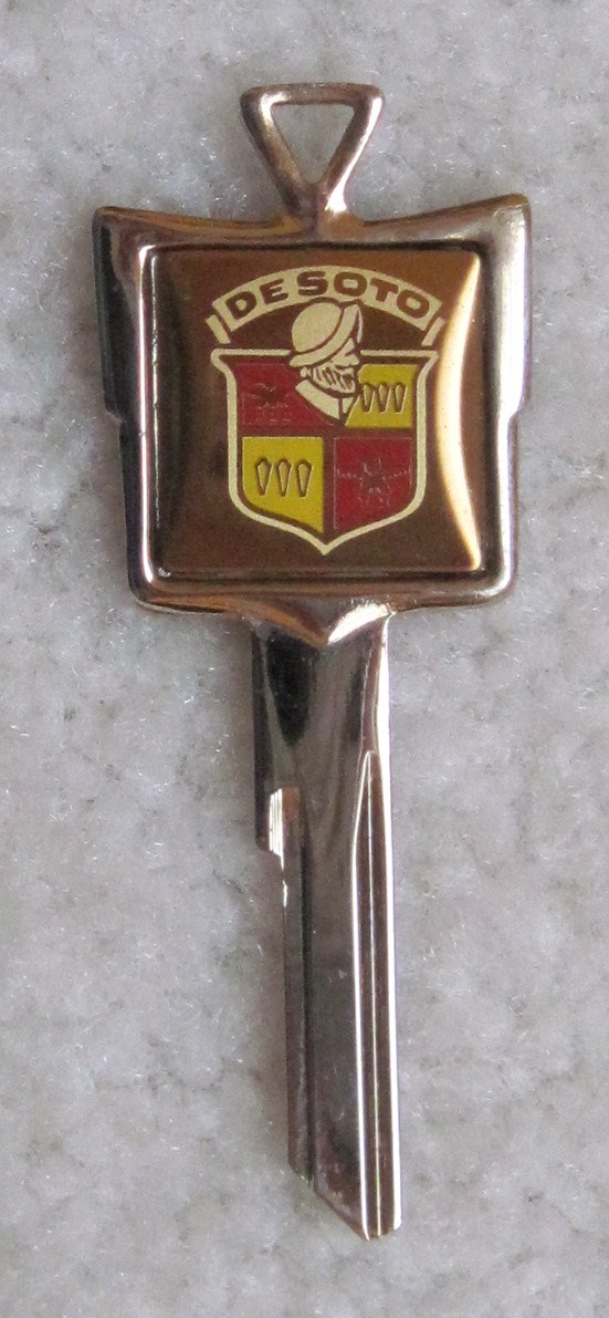 DeSoto Crest Tag Key - (1956 and Up) - Click Image to Close