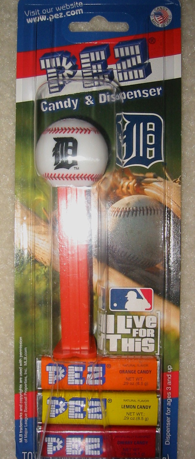 Pez Baseball - Detroit Tigers