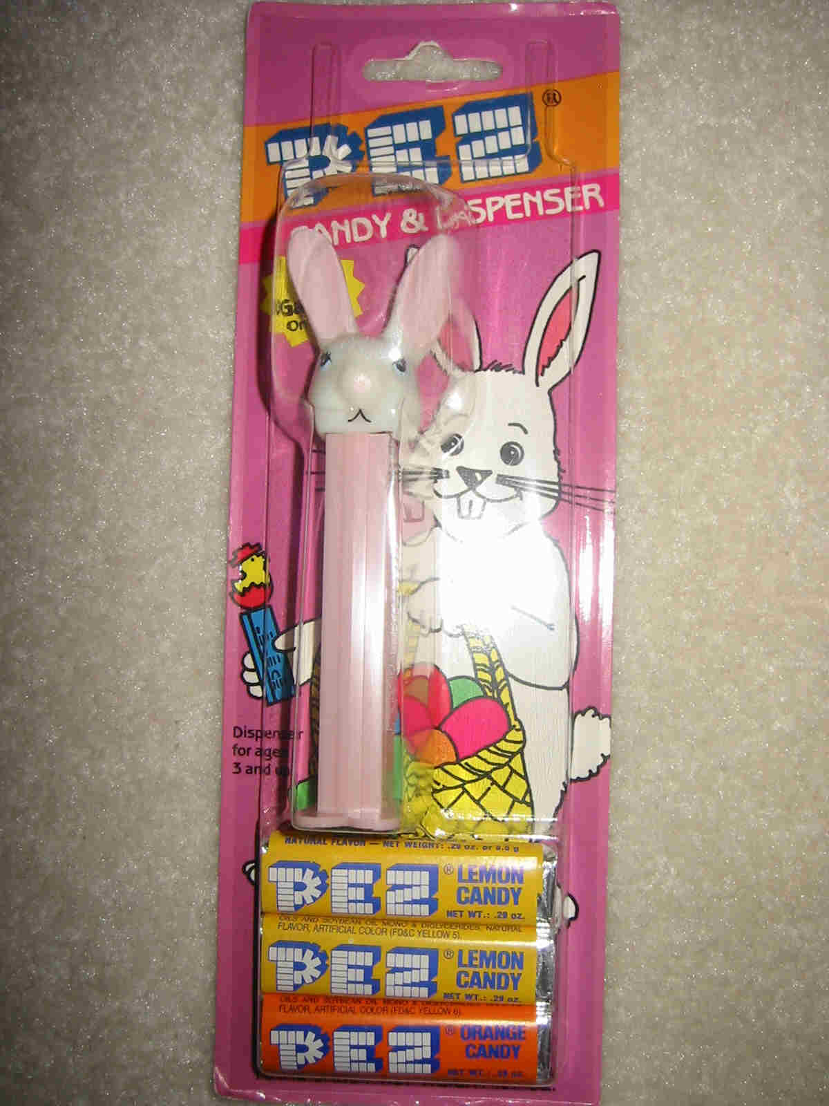 Easter Rabbit Pez - Discontinued Long Ears (MOC) - Click Image to Close