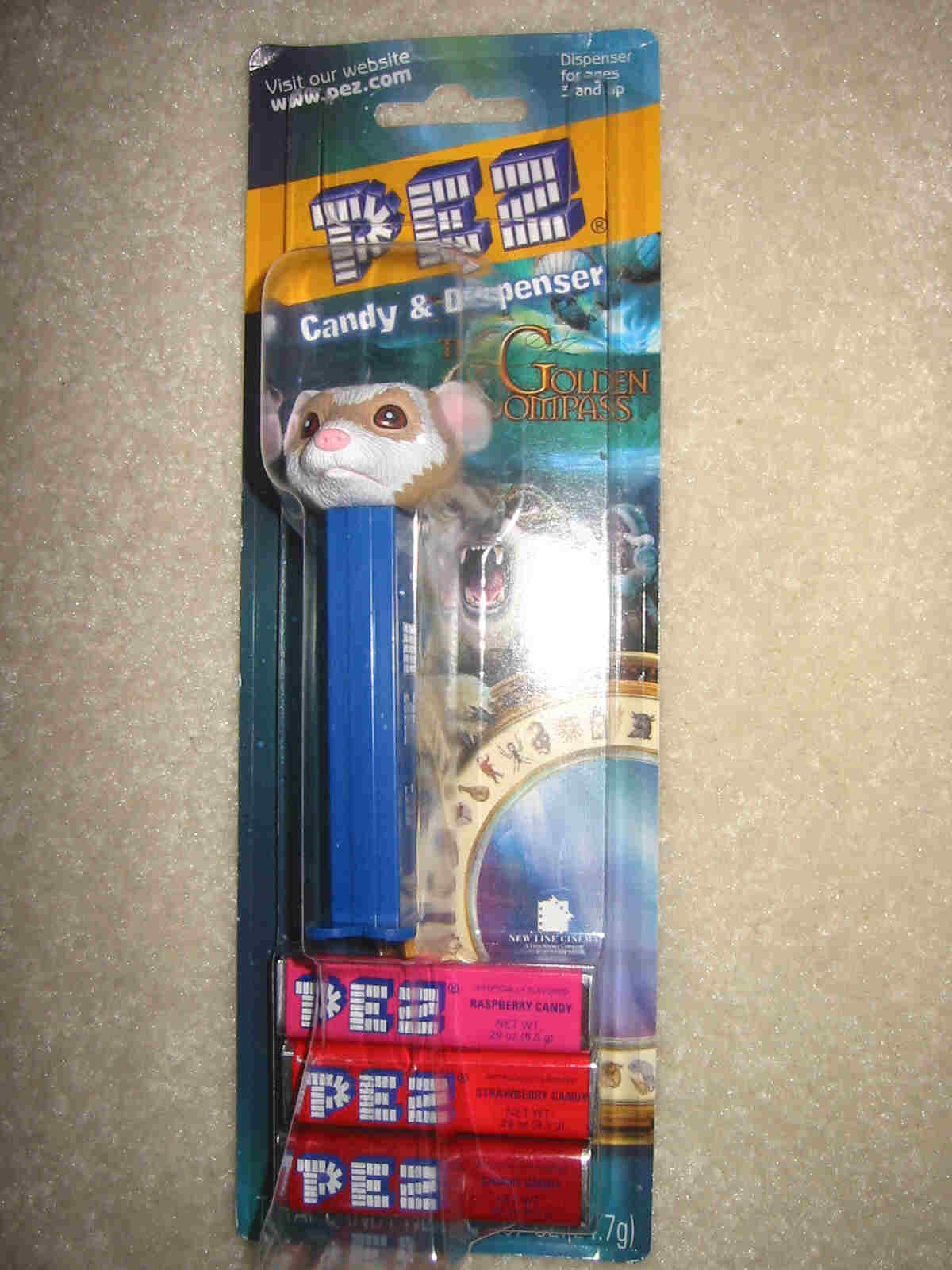 Golden Compass Pez - Pan (MOC) - Click Image to Close