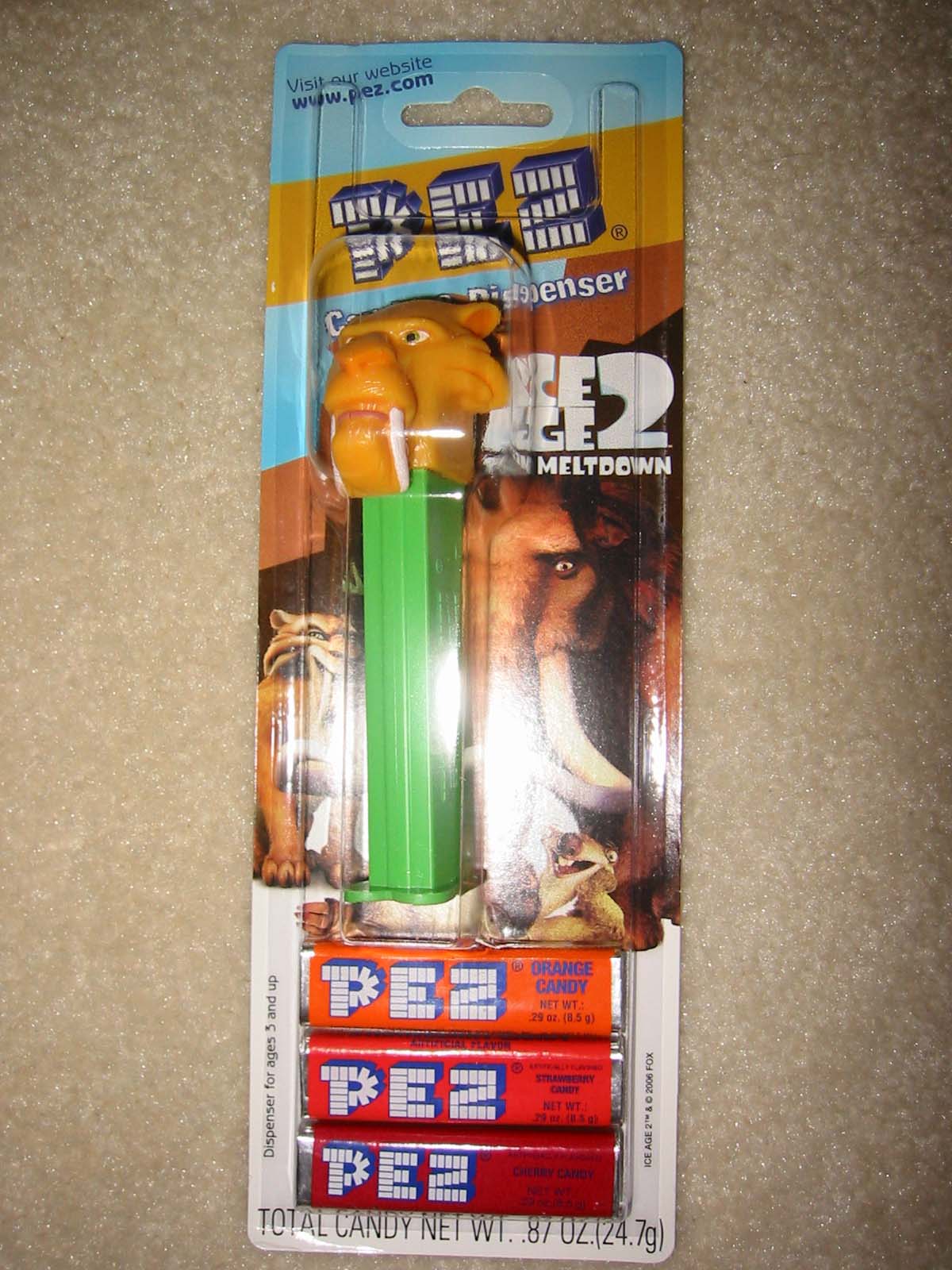 Ice Age II Pez - Diego - Click Image to Close