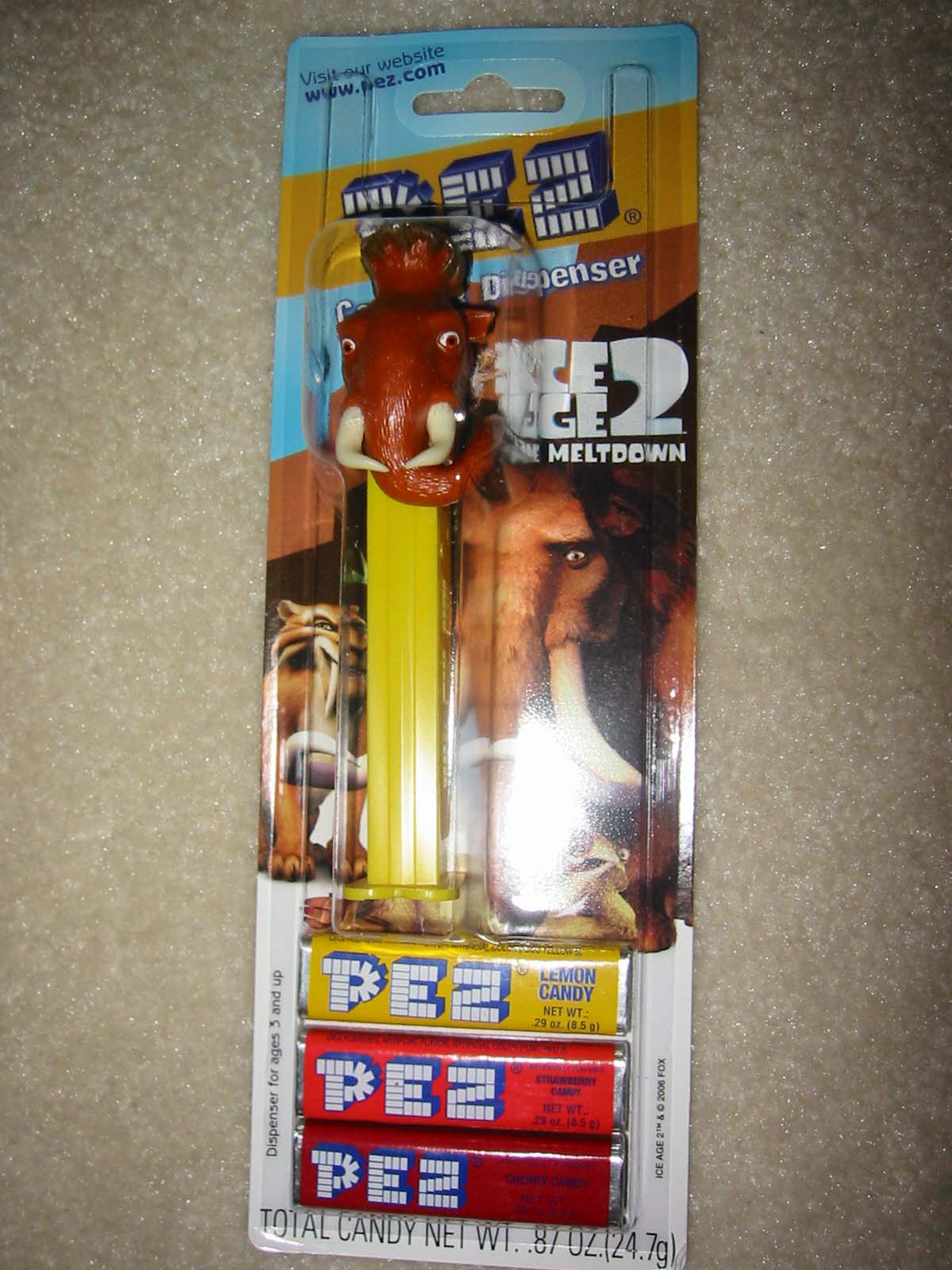 Ice Age II Pez - Manny - Click Image to Close