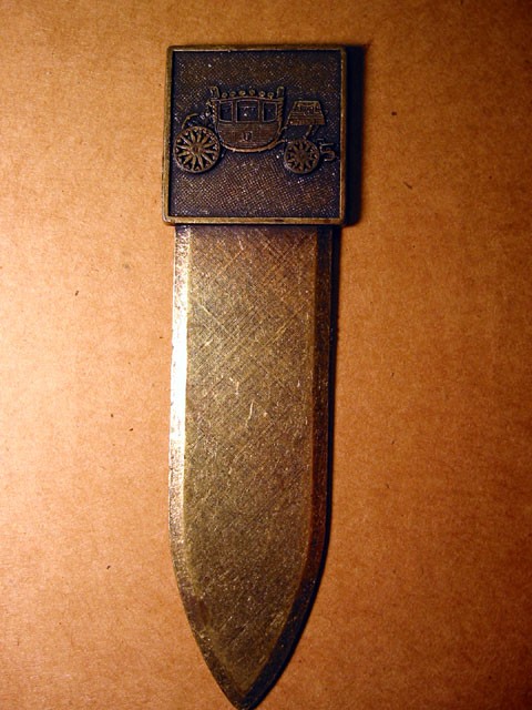 Letter Opener -- Fisher Body 75th Anniversary