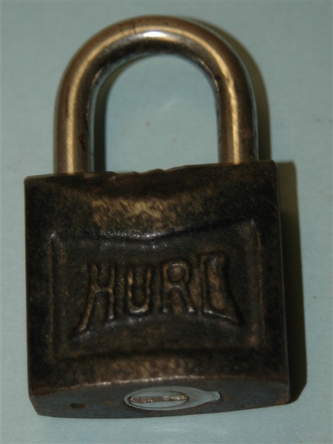 Hurd Iron Padlock - Click Image to Close