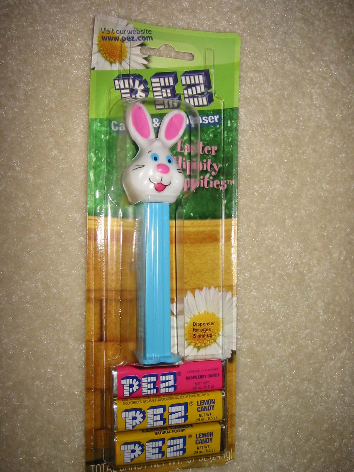 Easter Rabbit Pez - Current Long Ears (MOC) - Click Image to Close