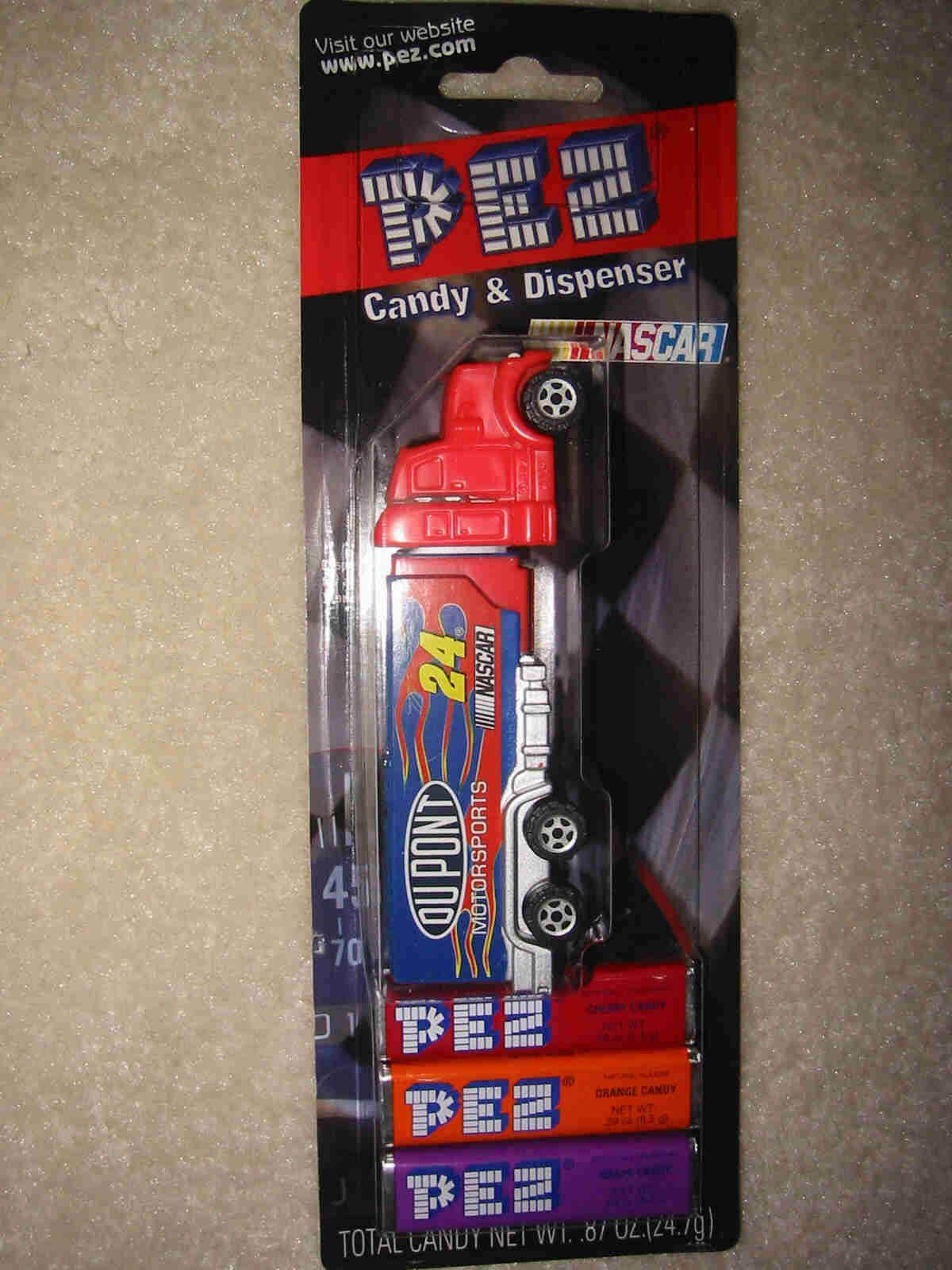 NASCAR Pez Truck - Jeff Gordon #24 - Click Image to Close