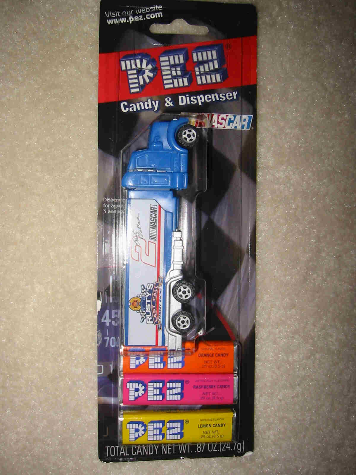 NASCAR Pez Truck - Rusty Wallace #2