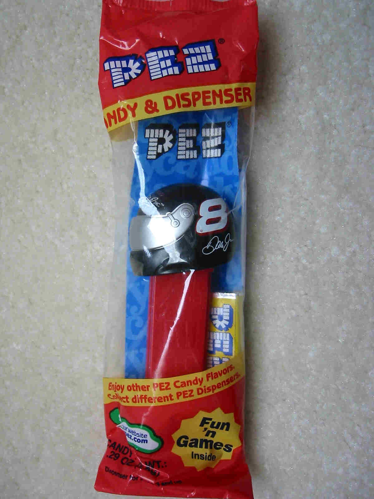 NASCAR Pez - Dale Earnhardt Jr. #8 (MIB) - Click Image to Close