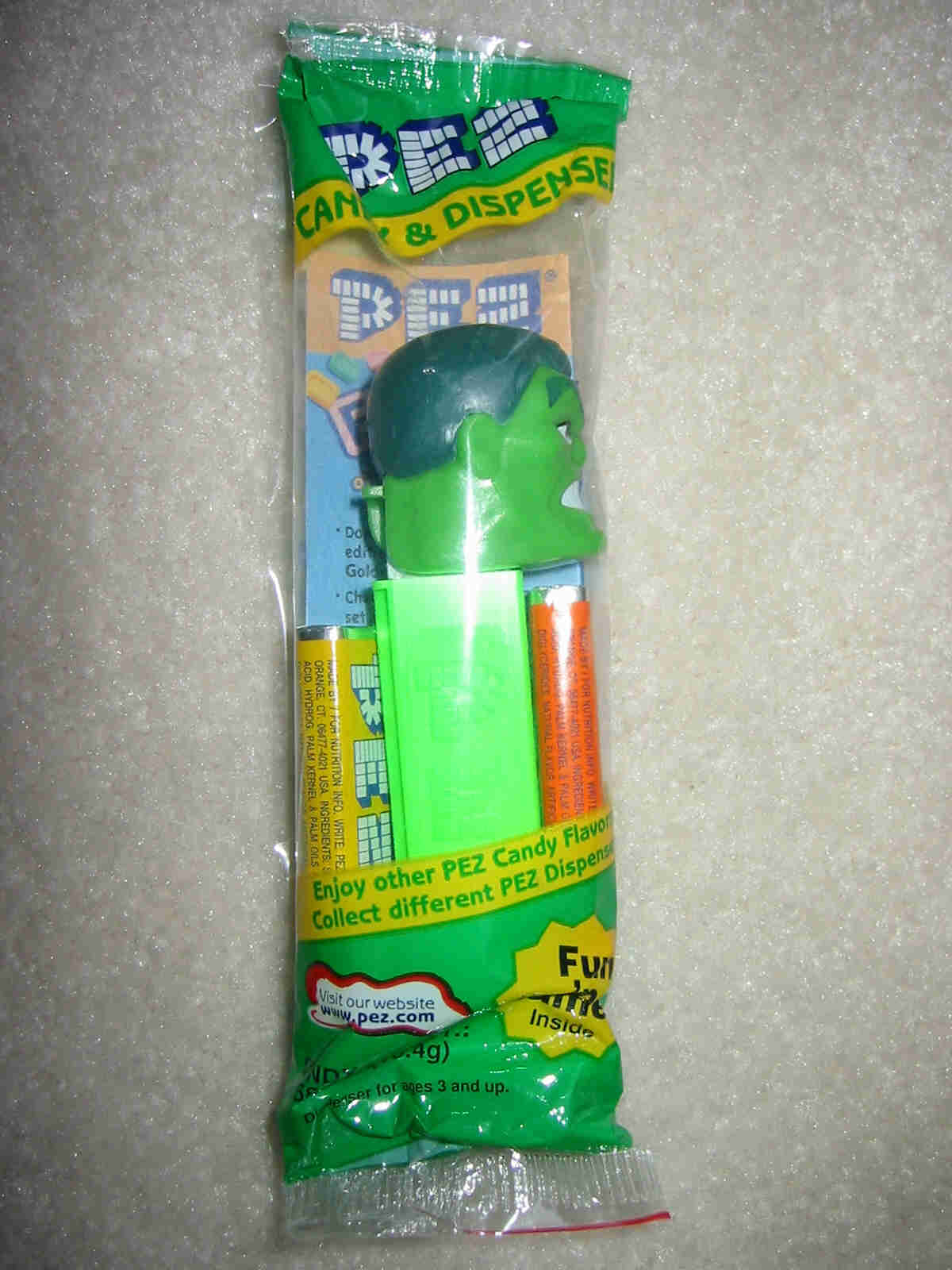 Hulk Pez - Large Head (MIB) - Click Image to Close