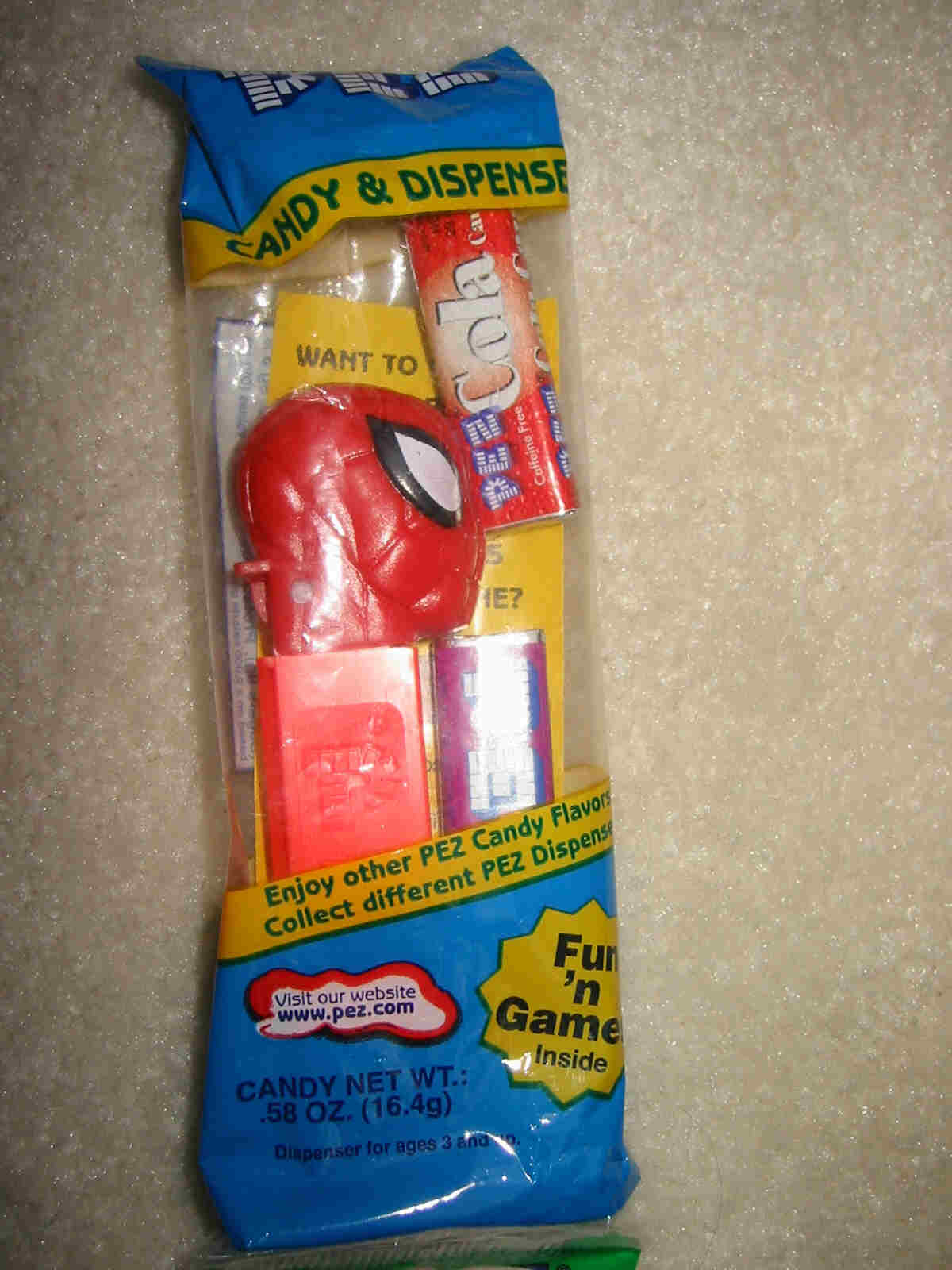 Spiderman Pez - Current (MIB) - Click Image to Close