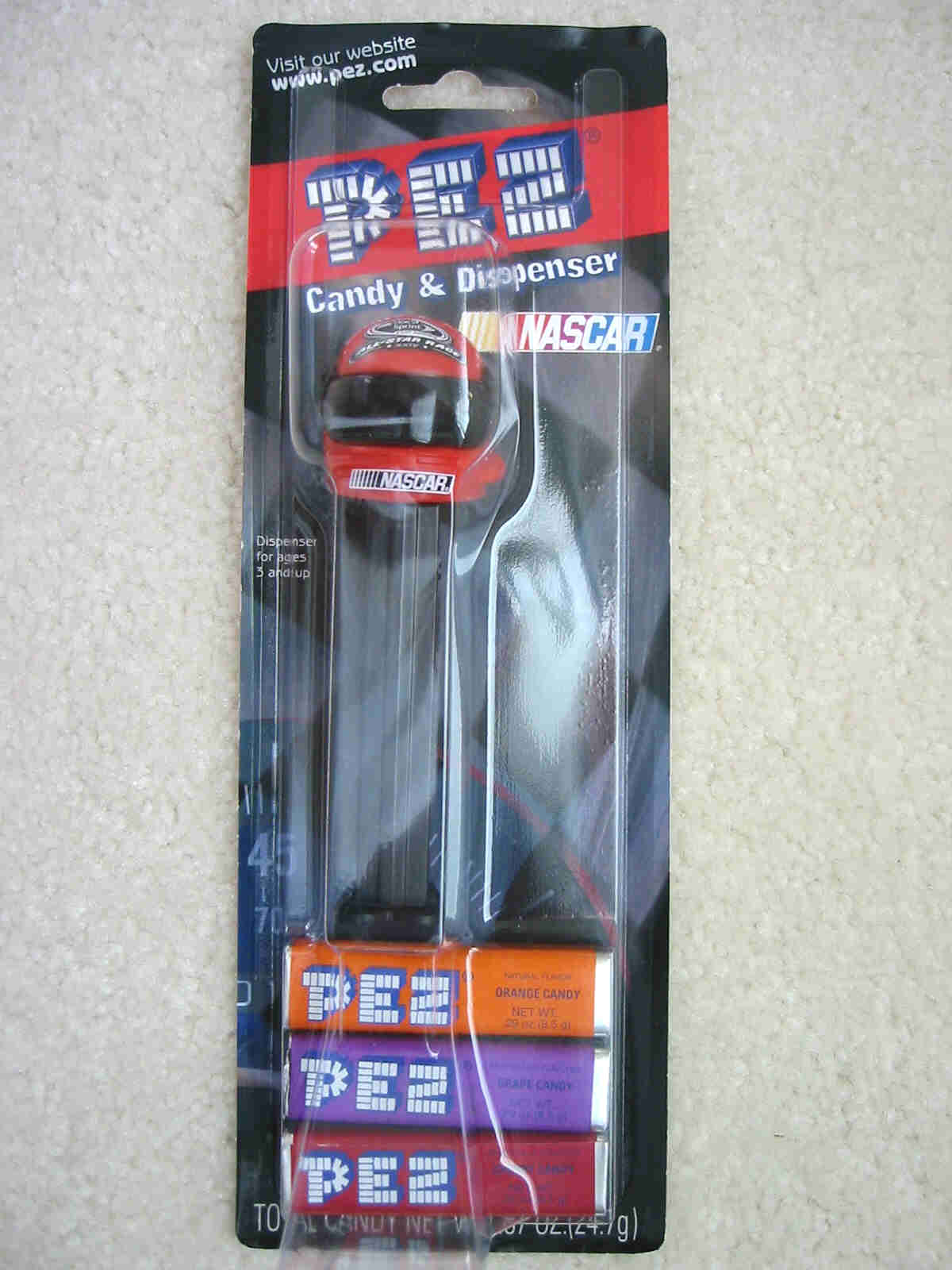 NASCAR Pez - Sprint All Star Cup Helmet (MOC)