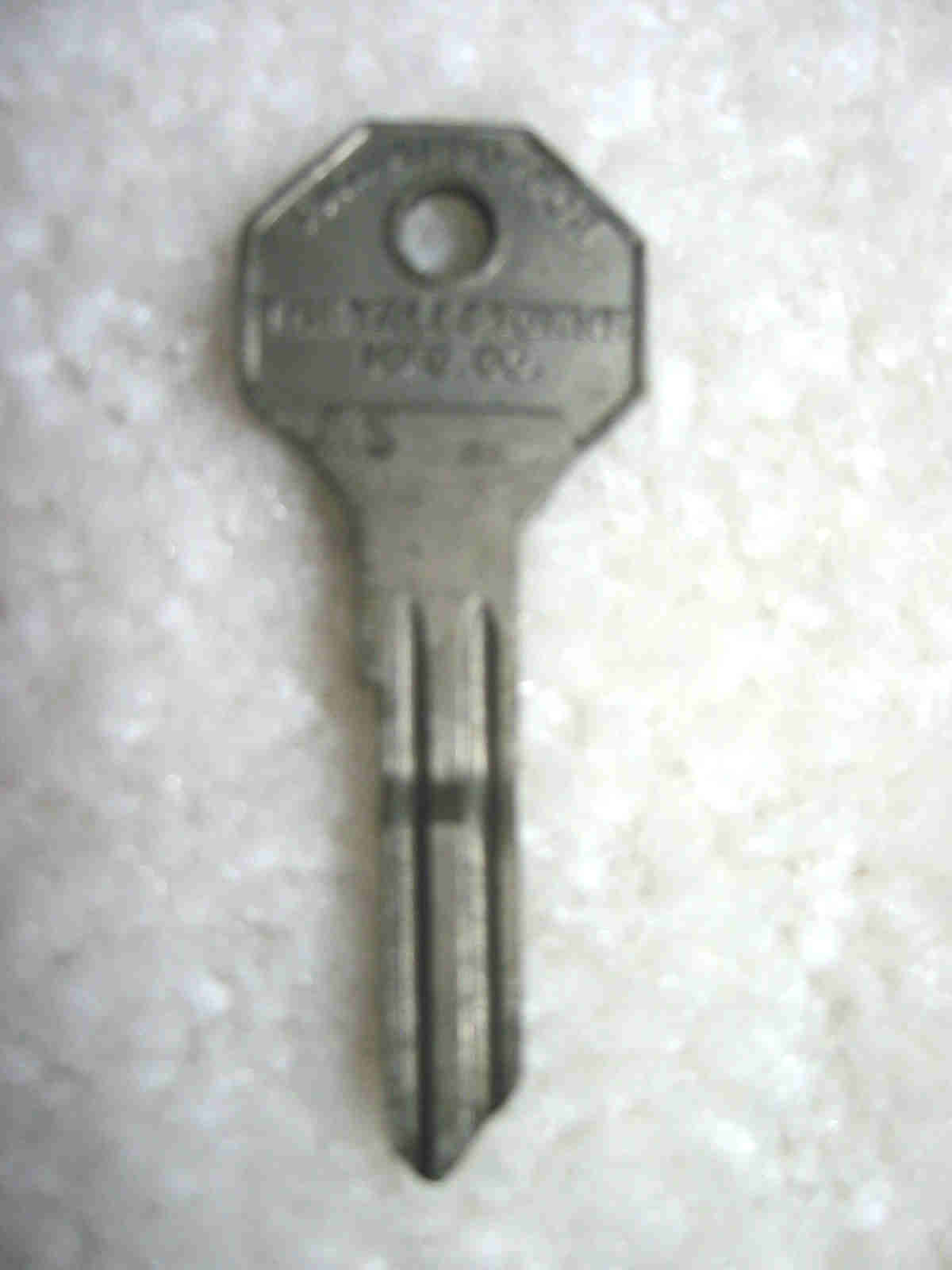 Desoto Omega Key Blank (XS) - 1933