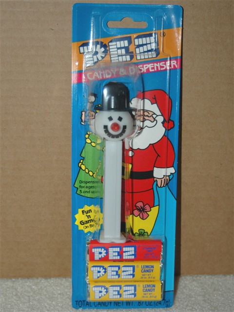 XMas Snowman Pez, Discontinued Version (MOC) - Click Image to Close