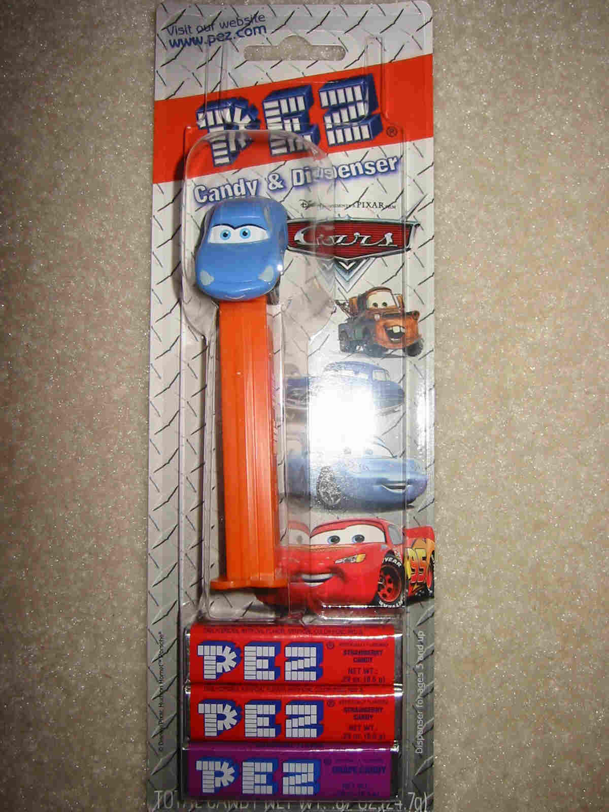 Disney Pixar Cars Pez - Sally - Click Image to Close