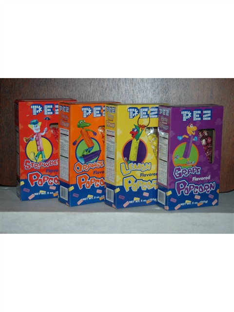 Pez Popcorn Set - Click Image to Close