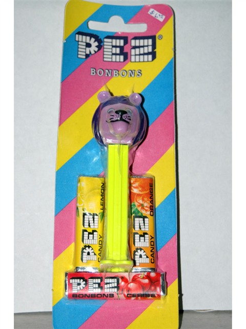 Kooky Zoo Animals - Purple Lion Pez (MOEC)