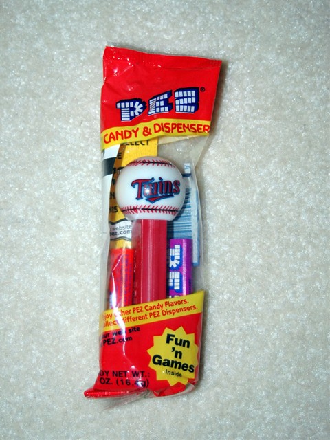 Pez Baseball - Minnesota Twins (MIB)