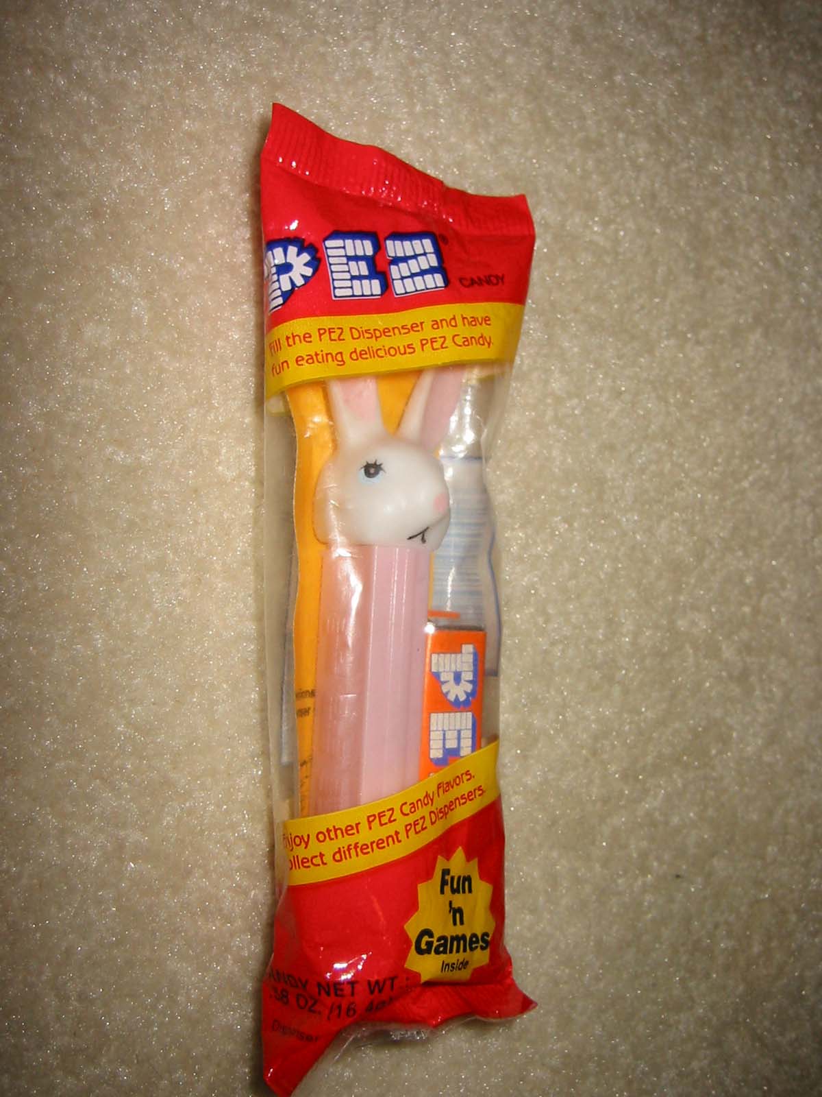 Easter Rabbit Pez - Discontinued Long Ears (MIP) - Click Image to Close