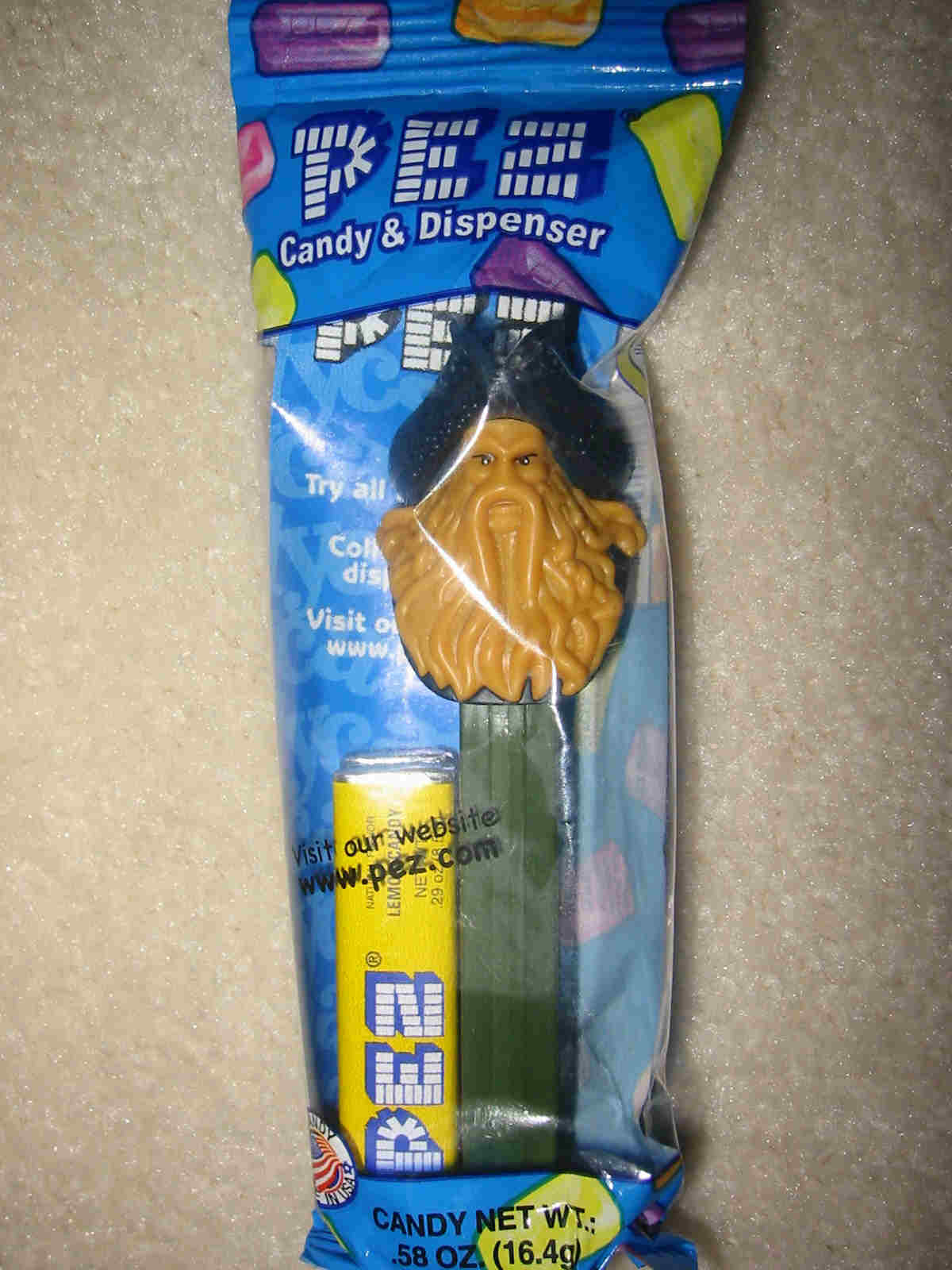 Pirates of the Caribbean Pez - Davey Jones (MIB) - Click Image to Close