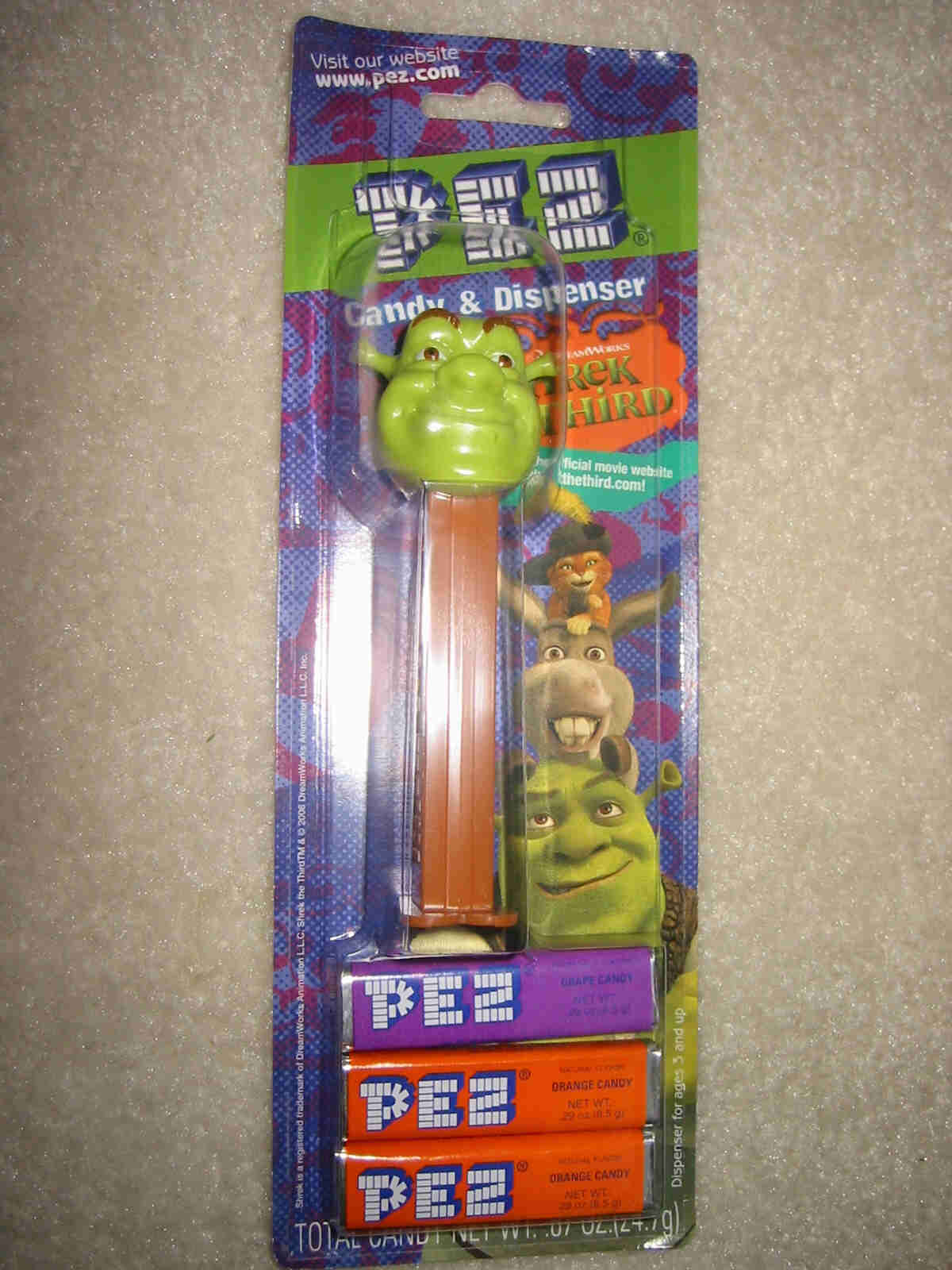Shrek 2 Pez - Shrek (MIB) - Click Image to Close