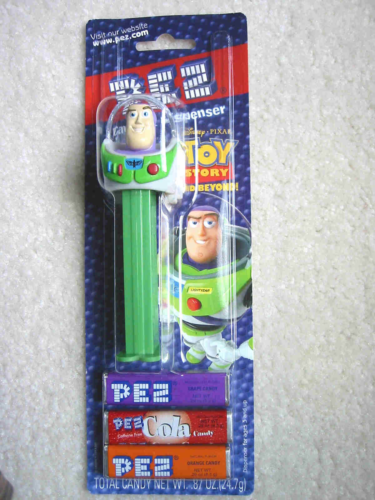 Disney Toy Story - Buzz Lightyear Pez (MOC) - Click Image to Close