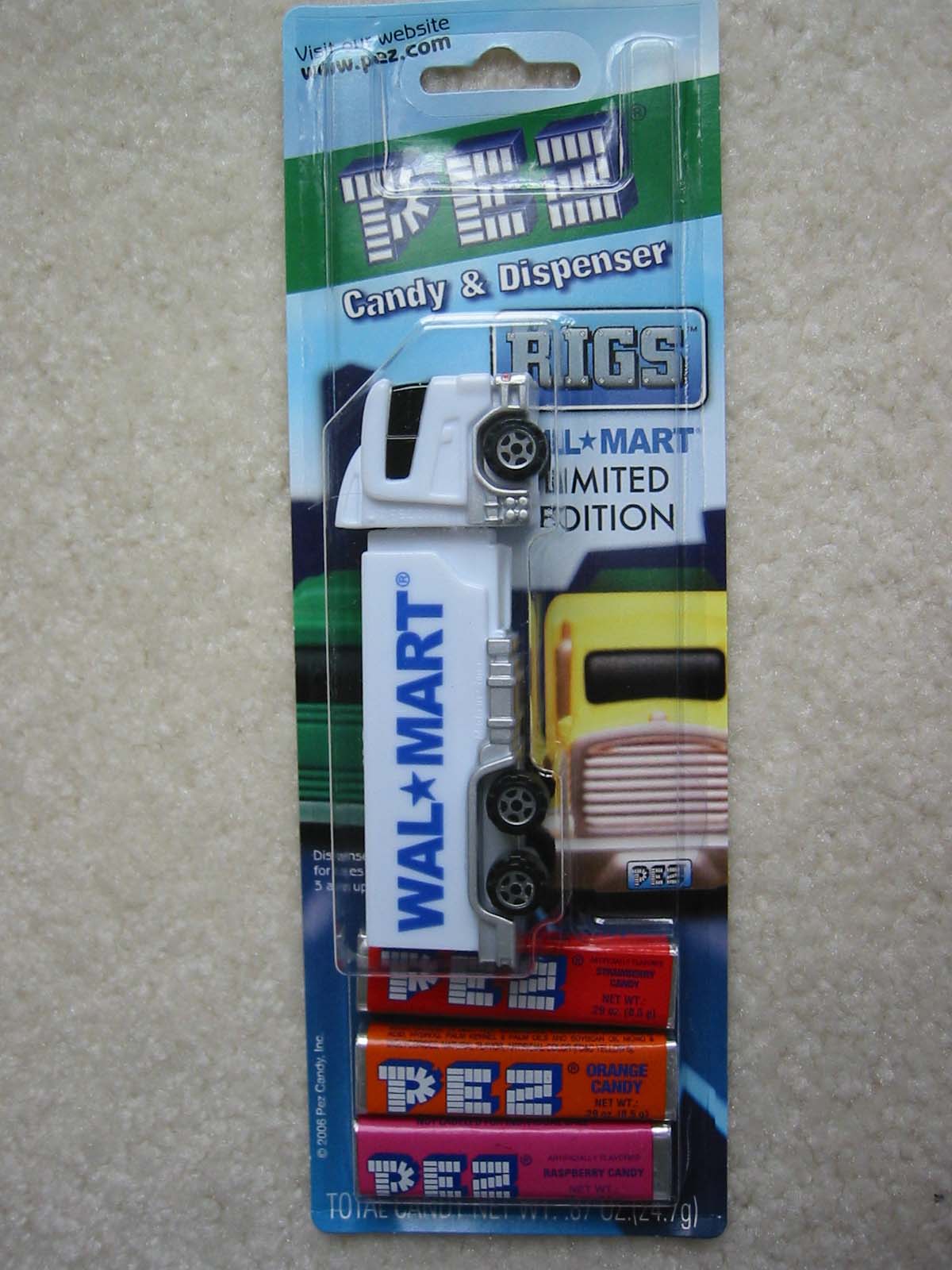 Walmart Big Rig Cab Over Engine Pez - Click Image to Close