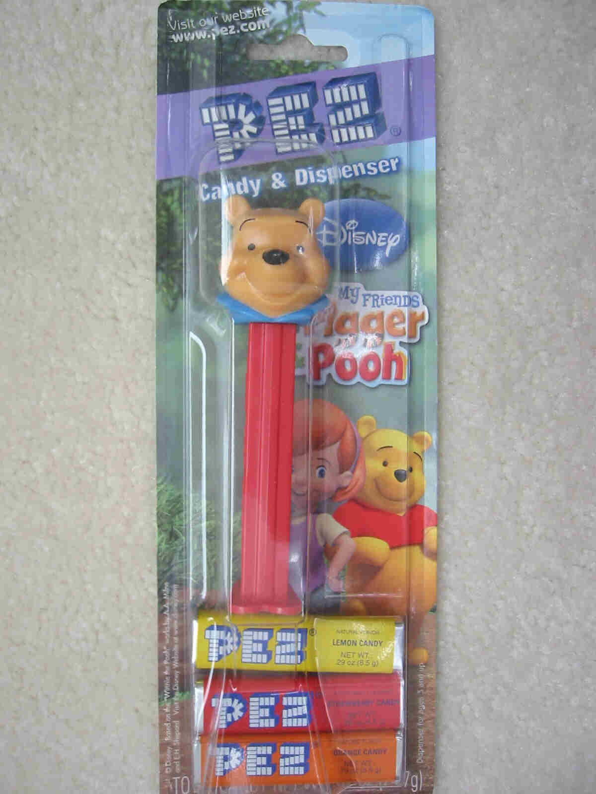 Winnie the Pooh Pez - Blue Collar (MOC)