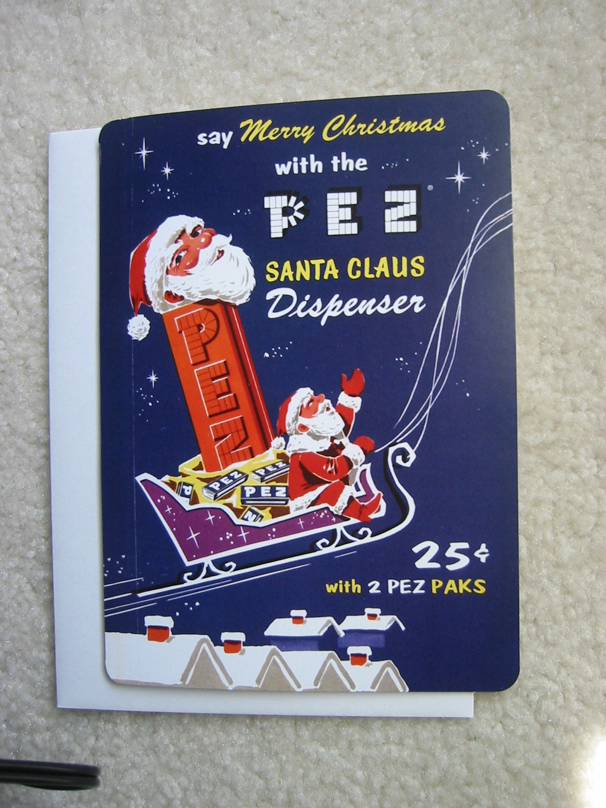 Pez Christmas Card