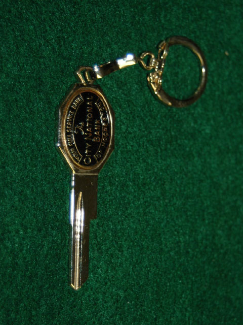 Chrysler Advertising Crest Key - Hoopston Illinois Bank